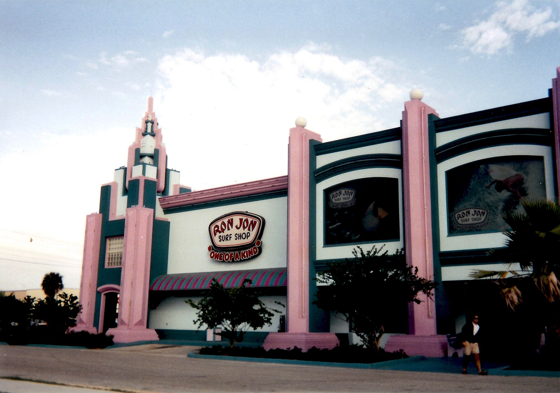A1A commercial frontage, Cocoa Beach, 1991.