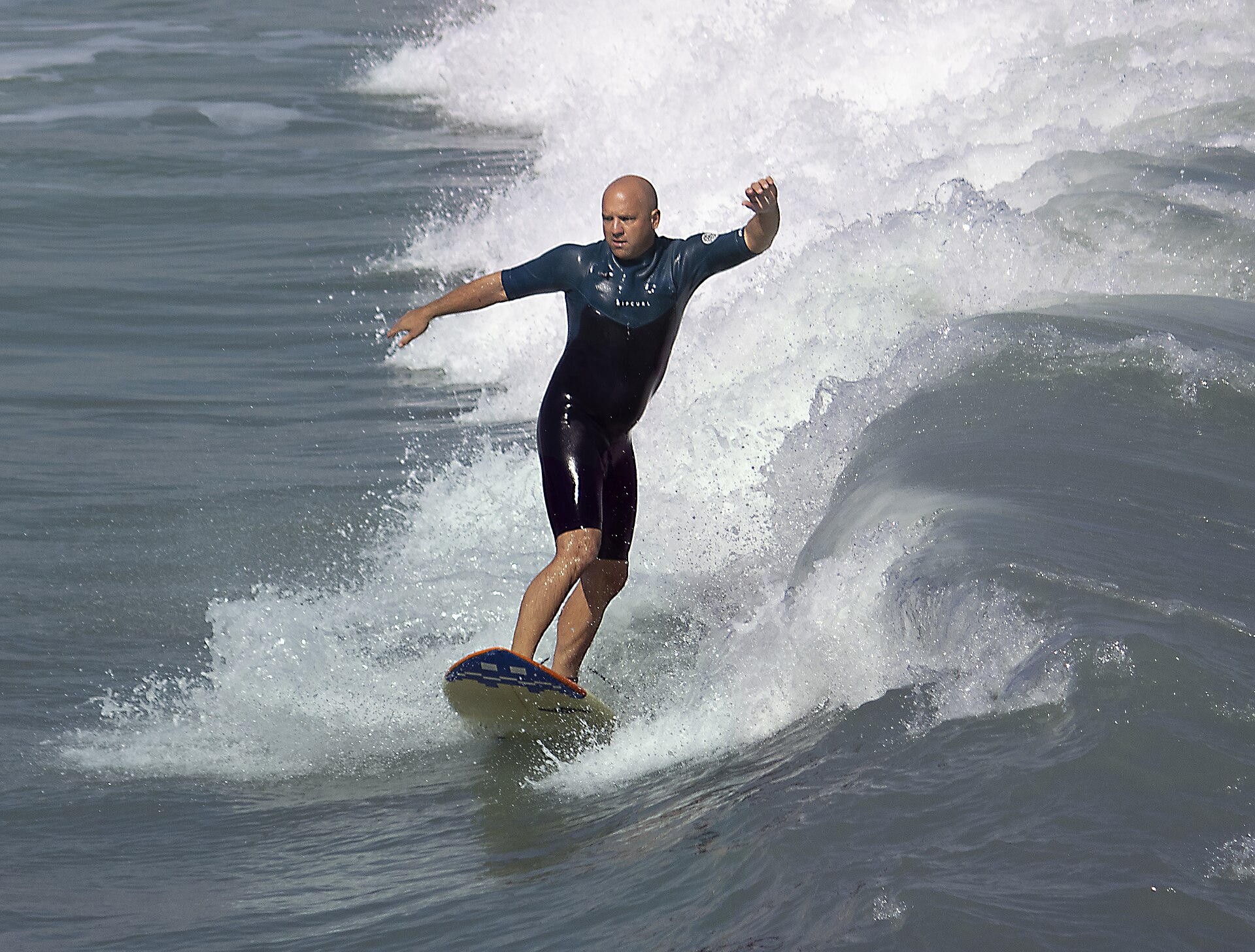 Surfer at Cocoa Beach, the visual template for the 1960s surf-rock association.