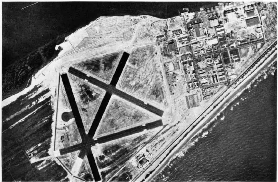 Naval Air Station Banana River, circa 1946-47, on the barrier strip south of Cocoa Beach — the base that became Patrick AFB.